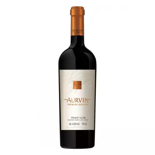 Aurvin Pinot Noir Czerwone Półsłodkie 0.75l